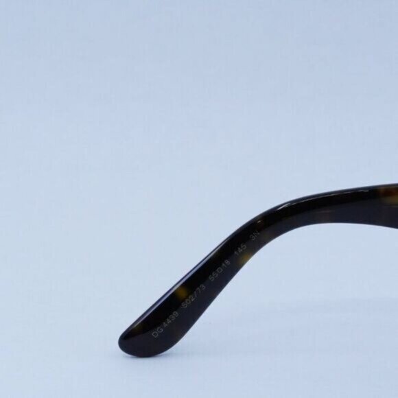 🕶️ New Dolce & Gabbana DG4439 502/73 Sunglasses - Havana Frame, Brown Lenses - Picture 6 of 10